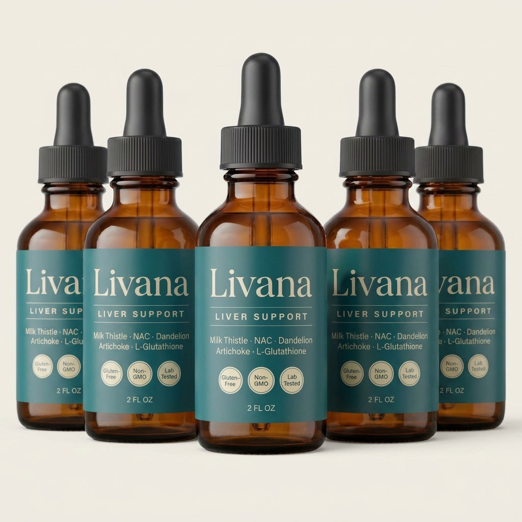 5 Bottles of Livana Complete Liver Support