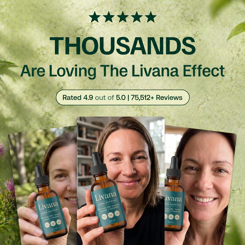 Livana Liver Support five-star customer reviews and testimonials