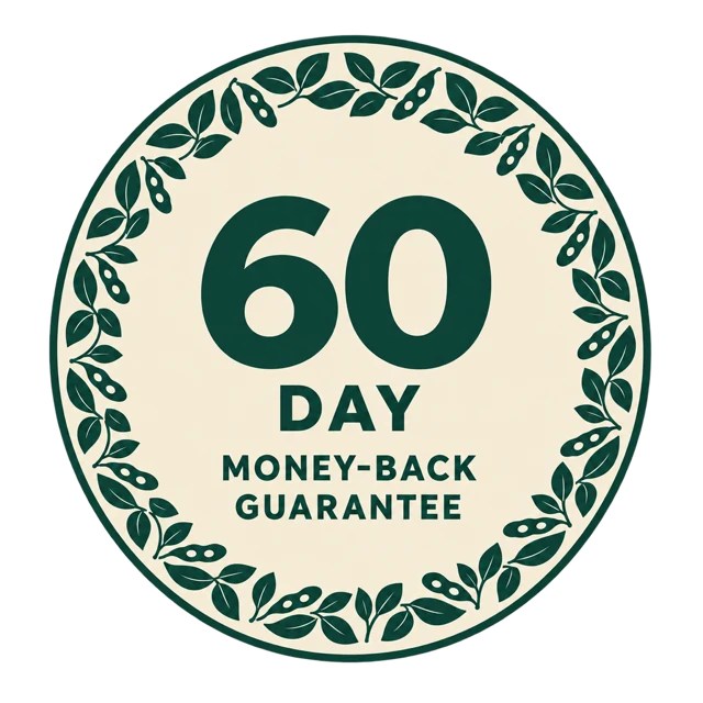 60-day money-back guarantee seal