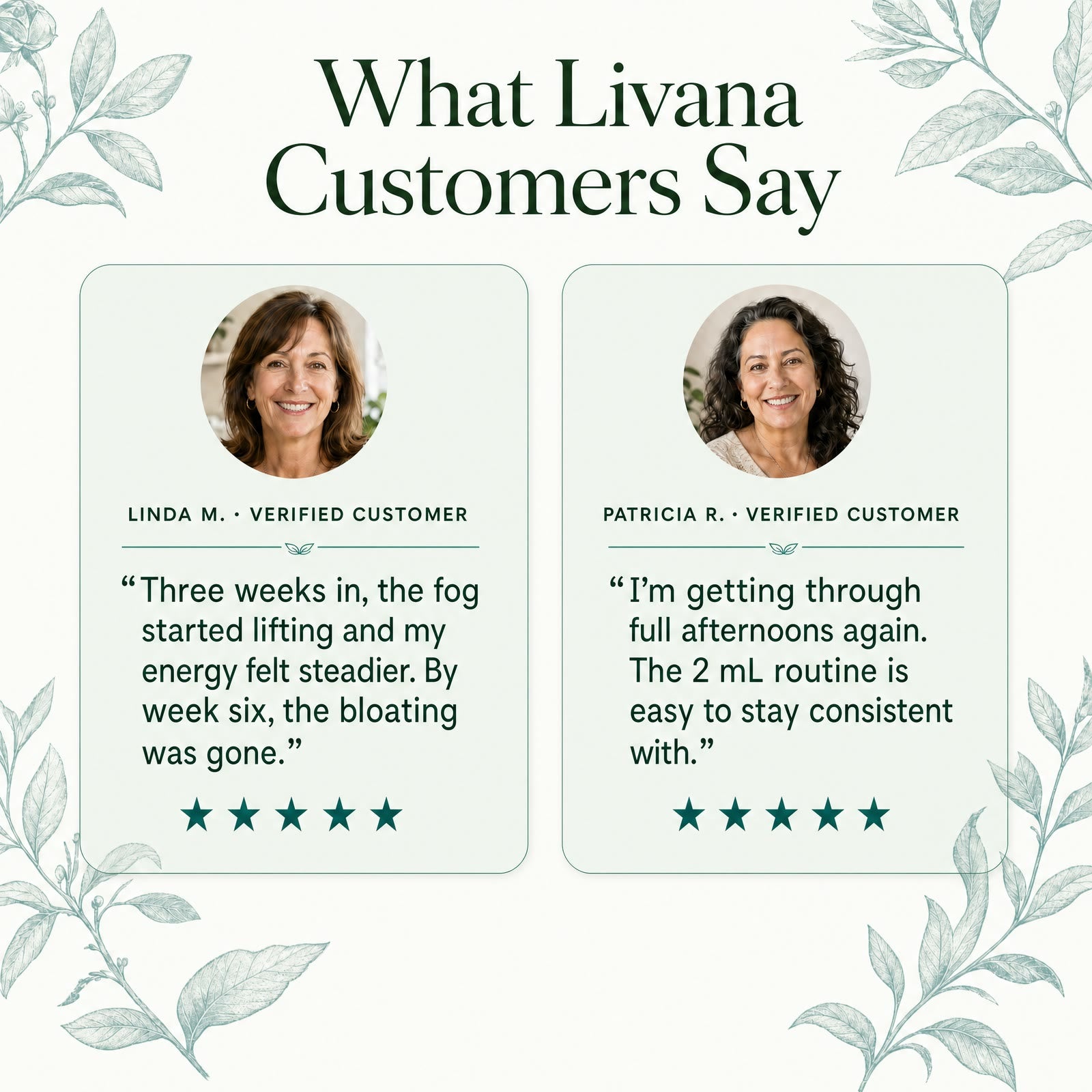 Verified Livana customer experiences